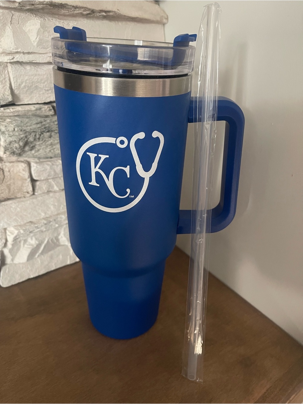 KC Royals Nurse 40oz Insulated Stethoscope Tumbler